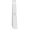 Ekena Millwork Richland Architectural Grade PVC Gable Bracket, 84"W x 14"H x 2"D x 6"F, 4/12 Pitch GBP084X14X0206RIC00 - alternate 5